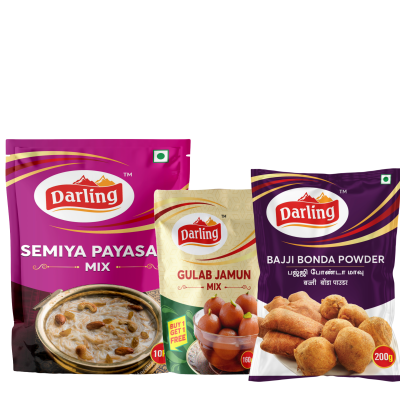 Darling Masala Semaya Payasam, Bajji Bonda mix and Gulab jamun mix (buy 1 and Get 1)